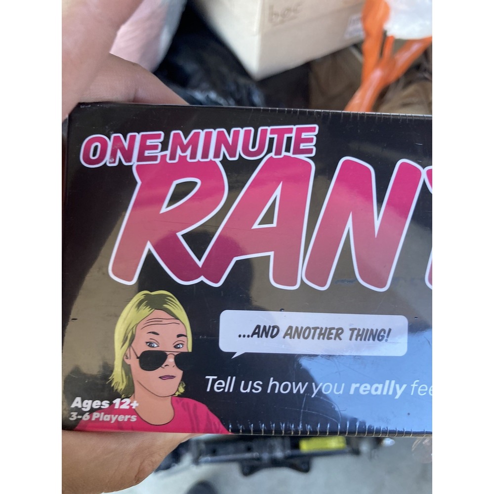One Minute Rant Solid Roots Family Game New In Box Sealed Family Fun Game Night - Picture 10 of 10